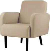 PAPERFLOW Fauteuil LISBOA, habillage en tissu, ivoire