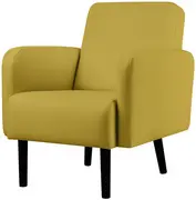 PAPERFLOW Fauteuil LISBOA, habillage simili cuir, vert