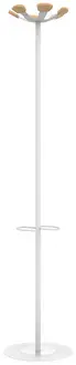 UNiLUX Portemanteau AURORA, hauteur: 1.680 mm, blanc/rouge