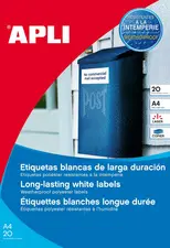 APLI Etiquette, résistant aux intempéries, 45,7 x 21,2 mm