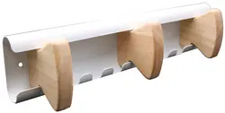 UNILUX Patères / Porte-manteau AURORA, 3 patères