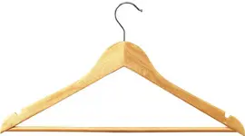 UNiLUX Cintre en bois "WOODY", en bois véritable, naturel