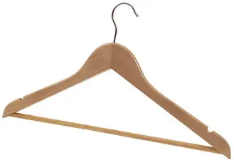 ALBA Cintre en bois, avec barre, set de 25