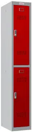 phoenix Vestiaire PL1230, serrure électronique, gris/rouge