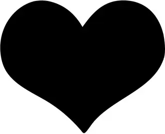 Securit Ardoise murale SILHOUETTE "Coeur