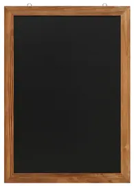 EUROPEL Ardoise avec cadre en bois, 600 x 1.100 mm, naturel