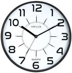 UNiLUX Horloge à quartz "POP", diamètre: 300 mm, noir