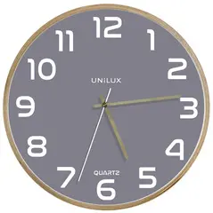UNiLUX Horloge murale à quartz "BALTIC", gris