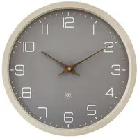NEXTIME Horloge à quartz NXT ECO, diamètre: 300 mm, beige