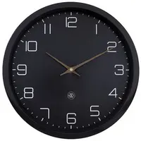 NEXTIME Horloge à quartz NXT ECO, diamètre: 300 mm, noir