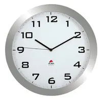 ALBA Horloge murale "HORISSIMO", montre à quartz, argent