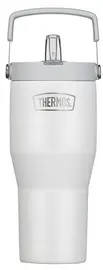 THERMOS Gobelet isotherme RS Flip Straw, 0,85 l, blanc