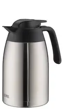 THERMOS Pichet isotherme THV, 1,5 litre, inox / noir