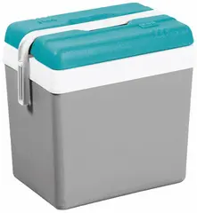 EDA Glacière, plastique, 24 litres, gris / bleu lagune
