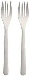 PAPSTAR Fourchette réutilisable, longueur: 185 mm, blanc