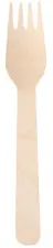 NATURE Star Fourchette en bois ciré, longueur: 160 mm