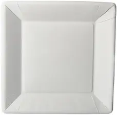 PAPSTAR Assiette en carton "pure" carré, 225 x 225 x 18 mm