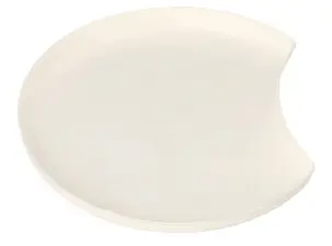 PAPSTAR Assiette en canne à sucre "pure", demi-lune, 12