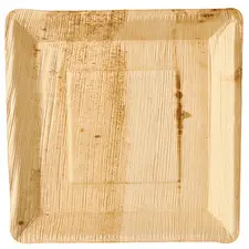 PAPSTAR Assiette feuille de palmier "pure", 250 x 250 mm