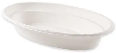 NATURE Star Plat en canne à sucre, ovale, 680 ml, blanc