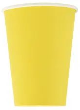 PROnappe Gobelet en carton, 0,2 l, jaune