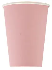 PROnappe Gobelet en carton, 0,2 l, rose