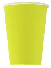 PROnappe Gobelet en carton, 0,2 l, vert kiwi