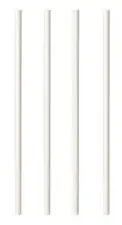 PAPSTAR Paille en papier "pure", 200 mm, blanc