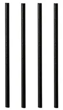 PAPSTAR Paille en papier "pure", 250 mm, noir