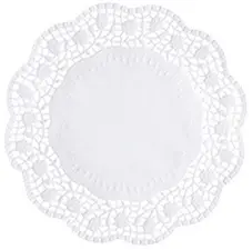 PAPSTAR Napperon, rond, diamètre: 330 mm, blanc