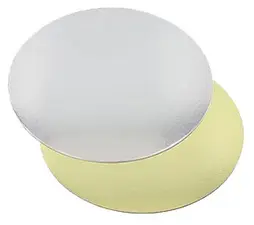 STARPAK Plat à gâteau rond, diamètre: 280 mm, or/argent