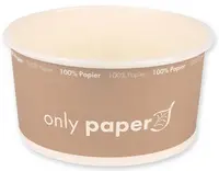 NATURE Star Couvercle pour bol à salade Only Paper, blanc