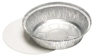 STARPAK Coupelle en aluminium rond, avec couvercle, 1.000 ml