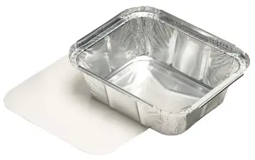 STARPAK Coupelle en aluminium, avec couvercle, 650 ml