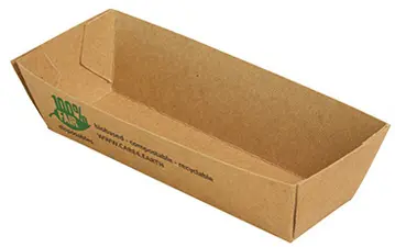 PAPSTAR Barquette pour snack "pure", 90 x 70 x 35 mm