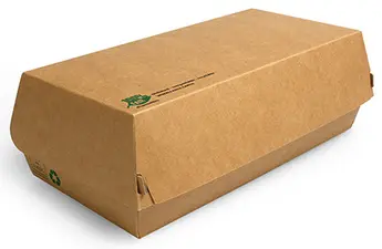 PAPSTAR Boîte à baguette "pure", dimensions: 220x105x75 mm