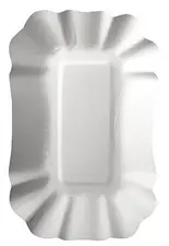 PAPSTAR Barquette à frites "pure", 90 x 160 x 30 mm, blanc