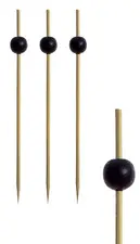 PAPSTAR Pique à fingerfood "Black Pearl", longueur: 125 mm