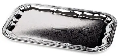 APS Plat de service, rectangulaire, 530 x 325 mm, argent