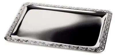 APS Plateau "MIEUX SERVI", (L)635 x (P)445 mm, argent