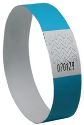 AVERY Bracelet imprimable, 256 x 19 mm, bleu fluo