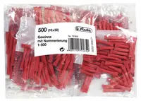 herlitz Billets gagnants, numérotés de 1-500, rouge