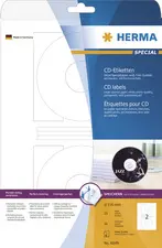 HERMA Etiquette CD/DVD Inkjet SPECIAL Maxi, diamètre: 116 mm
