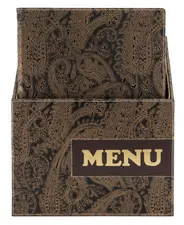 Securit Protège-menus DESIGN PAISLEY, A4, boîte de 10