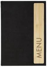 sigel Chemise pour menu avec imprimé, A4, gris foncé