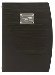 Securit Protège-menus RIO COUVERTS, A4, noir