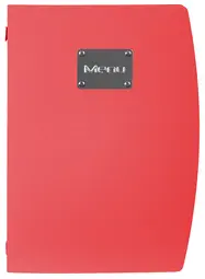 Securit Protège-menus RIO MENU, A4, rouge