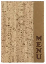 Securit Protège-menus DESIGN CORK, A4, beige