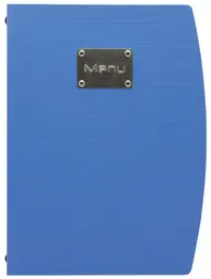 Securit Protège-menus RIO MENU, A4, bleu