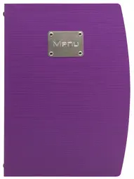 Securit Protège-menus RIO MENU, A4, lilas